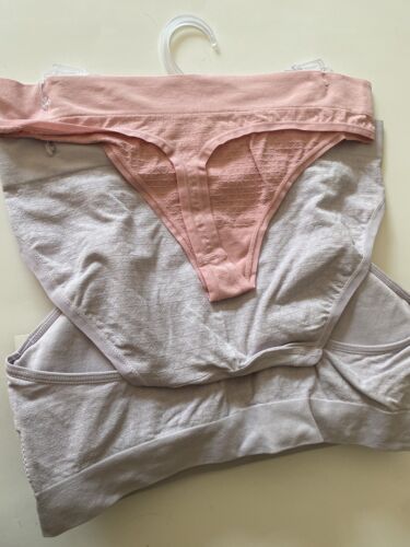 RAE DUNN Women’s 3 pc Bra & Panties Set WO5094~Misty Lilac~Seamless ALL SIZES!
