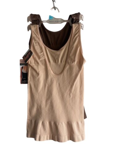 Thalia Sodi  2Pk Seamless Shaping Reversible Camis Sz L 2-Way Waist Control~NWT