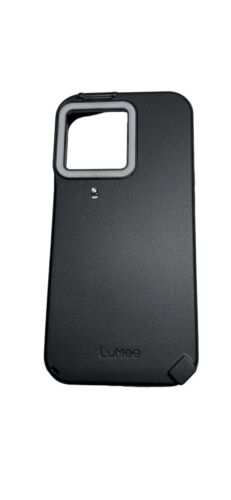 LuMee Flip - iPhone 14 Pro Case - Selfie Phone Cover with 3 Setting LED