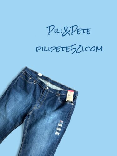 LEVI'S 541 ATHLETIC TAPERSTRAIGHT FIT STRETCH JEANS 46" x 30” BLUE LEVI'S-$79.50