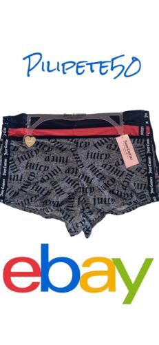 Juicy Couture Women 3-Pack JC9693 Cheeky Multicolor Boy short Panties  Size 2X