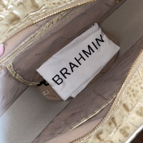 Brahmin Small Bowie Stardust Melbourne  Leather Bag-Double Handle UNIQUE!