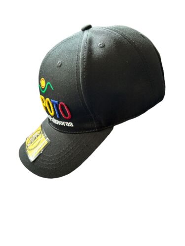 TARAPOTO~Peruvian Amazon Side~Hat Cap Blac Embroidered Multicolor Strap Back NEW