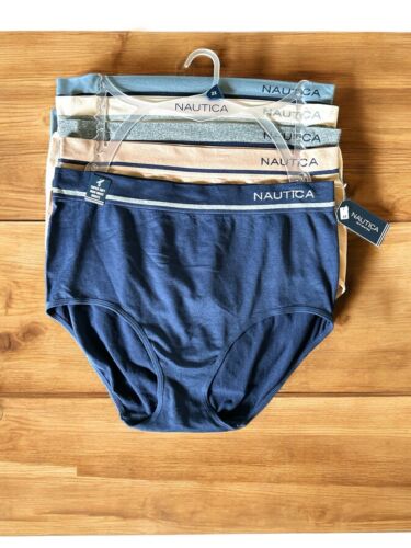 NAUTICA 5 Pack FIT BRIEFS~PLUS SIZES~MULTICOLOR~ NT9197~ALL SIZES~GREAT FIT!