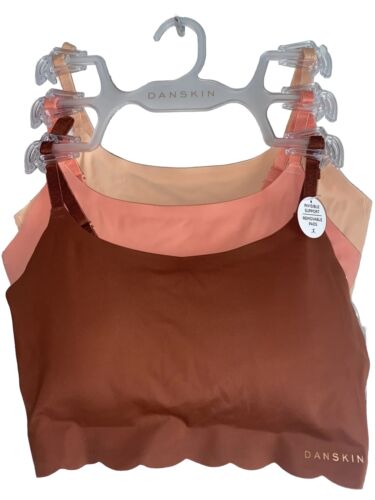 Danskin Intimates Invisible Support  BRAS,~Multicolor ~ 3-set ~ Size : S~DS3795