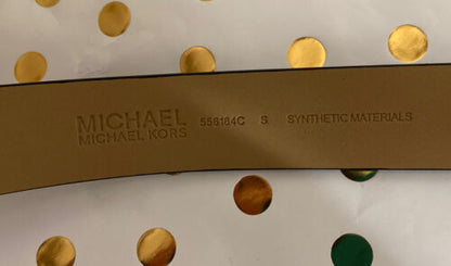 MICHAEL KORS BELT LEOPARD PATTERN GOLD MK LOGO BUCKLE "SO NICE"!!!