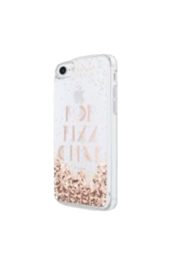 Kate Spade New York Liquid Glitter CaseiPhone 8 &7-Pop Fizz Clink Rose Gold NEW