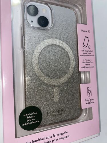 Kate Spade Protective Case~iPhone 13 Metallic~For MagSafe~Antimicrobial~UNIQUE