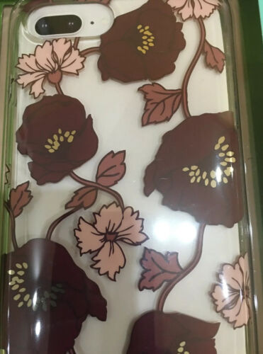 Kate Spade Phone Case for iPhone 8/7/6s/6 Plus Burgundy/Blush Floral