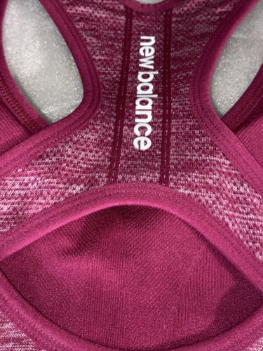 NEW BALANCE Women's Sports Bra ~MEDIUM IMPACT~Style112002~Deep Jewel~ALL SIZES