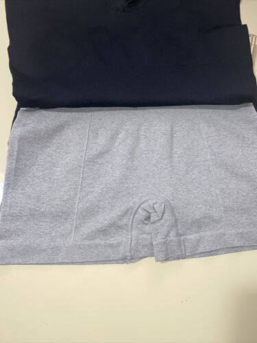 Juicy Couture 3Pack JC7183 Shorts Seamless Shaping Women’s Black & Gray~SIZE MED