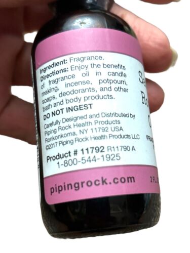 Sandalwood & Rose Phantasy Oil Fragrance Oil 2 fl oz/59 mL NWOB/Sealed Bottle
