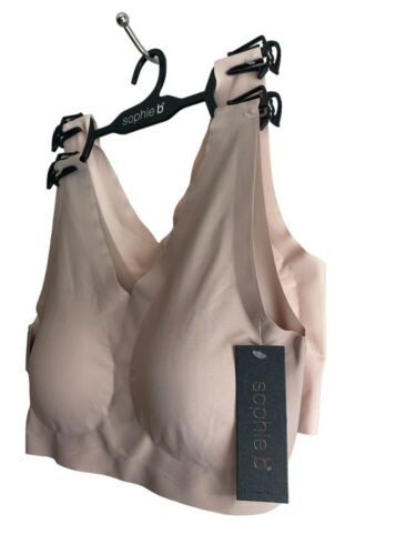 Sophie B~Comfort Bra ~Set of 2~Beige/Pink~Removable Pad~Style B87983H2~ALL SIZES