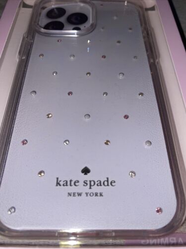 Kate Spade New York Protective Case iPhone 13 Pro Max Pink Rhinestone 6.7 UNIQUE