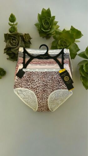 Kathy Ireland 5 Pack Multicolor Cotton/Spandex Briefs Sizes M~BF1197~ GREAT!