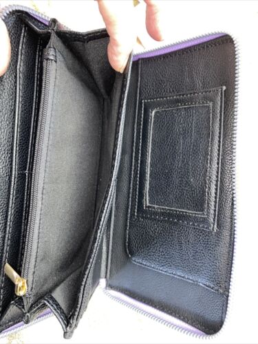 Betsey Johnson Zip Around Wristlet Wallet BOW DESIGN - LILAC & Gold Hardware NWT