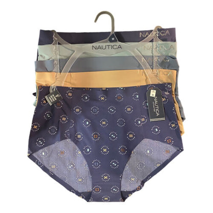 NAUTICA 5 Pack FIT BRIEFS~SEAMLESS~ REGULAR SIZES~MULTICOLOR~  NT9545~ALL SIZES~