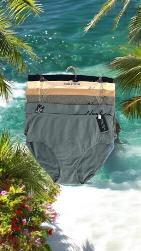 NAUTICA 5 Pack FIT BRIEFS~PLUS SIZES~MULTICOLOR~ NT3465~ALL SIZES~GREAT FIT!