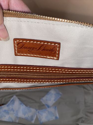 DOONEY & BOURKE New York Mets Zip Top Large Shopper Tote Bag Handbag Blue~UNIQUE