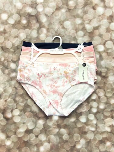 LAURA ASHLEY~5 Pack FIT PANTIES HIPSTERS ~MULTICOLOR~# LS6800~ Size XL~GREAT FIT