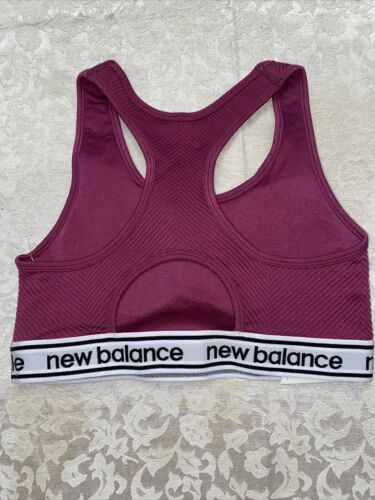 New Balance Medium Impact Sports Bra Deep Jewel/Black Style 111152  Size XL NEW