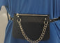 MICHAEL KORS  FANNY PACK BLACK WITH SILVER ZIPPER AND CHAIN MED TAKE A LOOK!!!!!