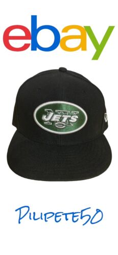 NEW YORK JETS FITTED CAP 6 5/8 53cm BLACK 59 FIFTY