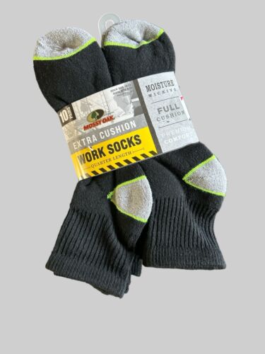Mossy Oak Men's 10Pair Extra Cushion Premium Work Ankle Socks  Shoe Sz. 6-12-NWT