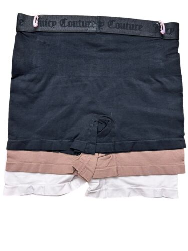 Juicy Couture 3Pck  JC1680 Shorts Seamless Shaping Women Multicolor ~SIZE XL