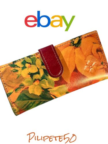 Patricia Nash~Nazari~ Multicolor Floral~ P874210~Leather Wallet- Beautiful!! NEW
