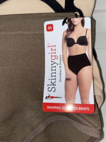 Skinnygirl Shaping Seamless Briefs Size MED~3  pair Style SG706~TAMES YOUR TUMMY