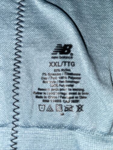 New Balance Medium Impact Sports Bra Style 112016 Smoke Blue Size XXL