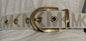 MICHAEL KORS BELT REVERSIBLE VANILLA PRINTED LOGO/BROWN PRINTED LOGO BEAUTIFUL!!