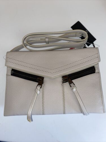 BOTKIER NEW YORK XBDY Small Leather TRIGGER Handbag GRAY (Dove) RARE FIND!!!