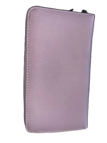 STEVE MADDEN PINK WALLET WRISTLET SMOOTH TEXTURED