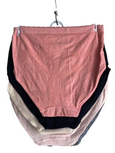 GLORIA VANDERBILT - 5 PCK SIZE 1X~SOFT HIGH WAIST BRIEF PANTIES GREAT FIT