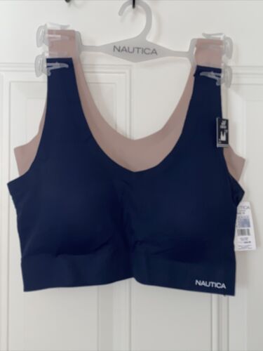 NÁUTICA 2PACK INTIMATES LOUNGE SIZE 1XL BRAS LASER CUT -NT6265 -BEAUTIFUL!