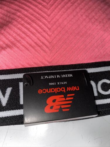 New Balance Sports Bra With Padding Size M/M Shade Of Orange Style 111153 NEW