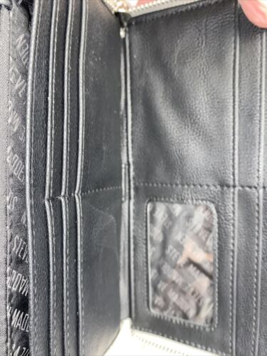 STEVE MADDEN WALLET WRISTLET LIGHT GRAY BZIPPY BZIPPY BEAUTIFUL!! Silver Zipper