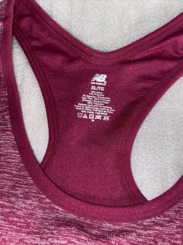 NEW BALANCE Women's Sports Bra ~MEDIUM IMPACT~Style112002~Deep Jewel~ALL SIZES