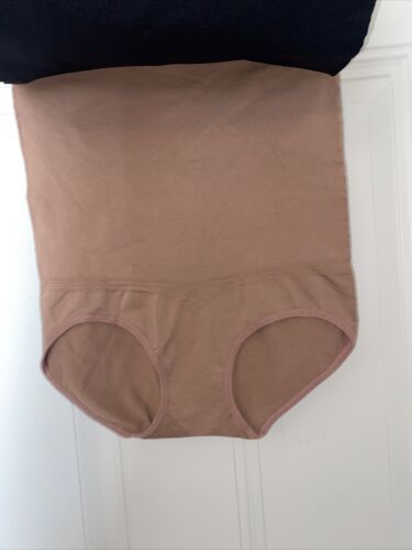 NICOLE MILLER~2 Pk~Hi-Waist Control Brief~TONES YOUR TUMMY~ UNIQUE & SEXY~Large