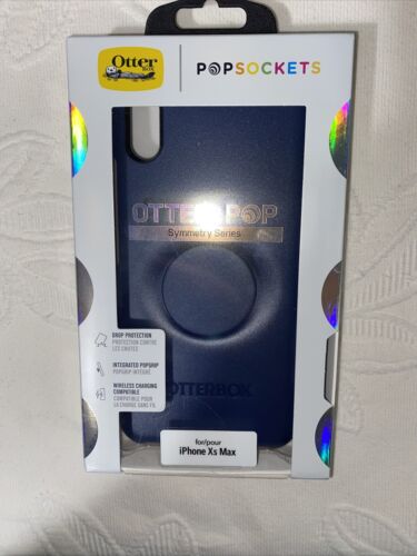 OtterBox Otter + Pop Symmetry Case For iPhone XS Max Blue New