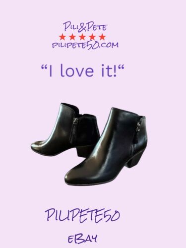Frye Women’s Black Leather Judith Double Zip Heeled Booties Side Zips US 9 NWT