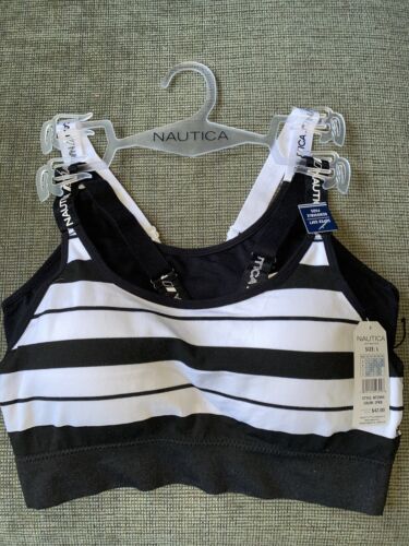 NÁUTICA 2 PACK INTIMATES LOUNGE COMFORT BRAS SIZE L MSRP $42 BEAUTIFUL