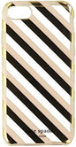 KATE SPADE PHONE CASE GOLD & BLUSH  STRIPED FOR  iPHONE  6s/ 6/7  NEW