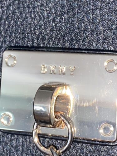 DKNY Women CLEO MEDIUM SHOULDER FLAP BAG CROSSBODY PURSE BLACK  $228  REAR FIND!