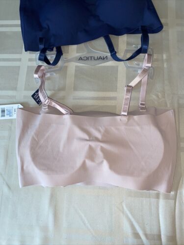 NÁUTICA 2PACK INTIMATES NT6188 SIZE XL BRAS LASER CUT RETAIL $48 BEAUTIFUL!