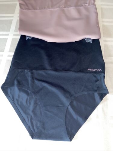 NAUTICA INTIMATES NT7239 2PKD MF SEAMLESS SHAPING BRIEF PANTIES GREAT FIT! NWT