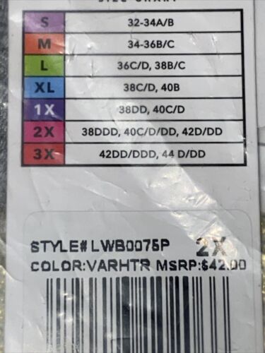LAYER 8 MAXIMUM SUPPORT SIZE L Sports Bra HEATHER GRAY Fitted Front Zipper-NEW