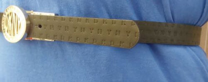 DKNY BELT REVERSIBLE BLACK DKNY LOGO TO SMOOTH BROWN SILVER BUCKLE "TAKE A LOOK"